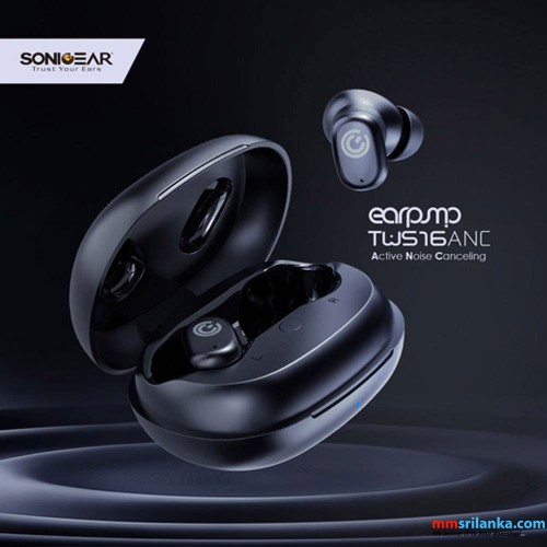 SONICGEAR TWS 16 ENC BLUETOOTH IPX 4 WIRELESS STEREO EARBUDS (1Y)